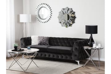 Sotra Sofa 2-4 Seter - Svart - Møbler - Sofaer - Sofa 3 seter