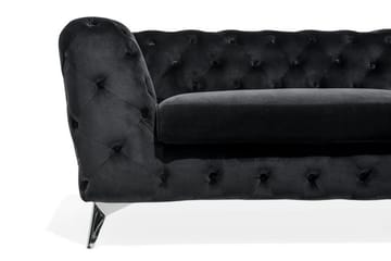 Sotra Sofa 2-4 Seter - Svart - Møbler - Sofaer - Sofa 3 seter