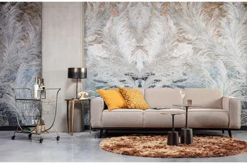 Statement 3-seter Sofa i Bouclé - Beige - Møbler - Sofaer - Sofa 3 seter