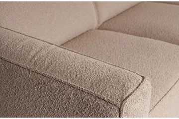 Statement 3-seter Sofa i Bouclé - Beige - Møbler - Sofaer - Sofa 3 seter