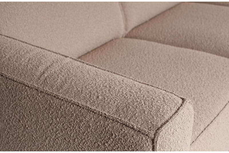 Statement 3-seter Sofa i Bouclé - Beige - Møbler - Sofaer - Sofa 3 seter