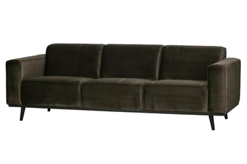 Statement 3-seter Sofa i Fløyel - Brun - Møbler - Sofaer - Sofa 3 seter