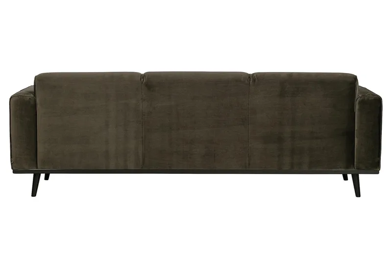 Statement 3-seter Sofa i Fløyel - Brun - Møbler - Sofaer - Sofa 3 seter