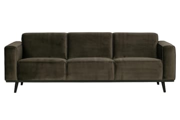 Statement 3-seter Sofa i Fløyel - Brun - Møbler - Sofaer - Sofa 3 seter