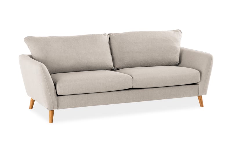 Trend 3-seters Stoffsofa - Beige - Møbler - Sofaer - Sofa 3 seter