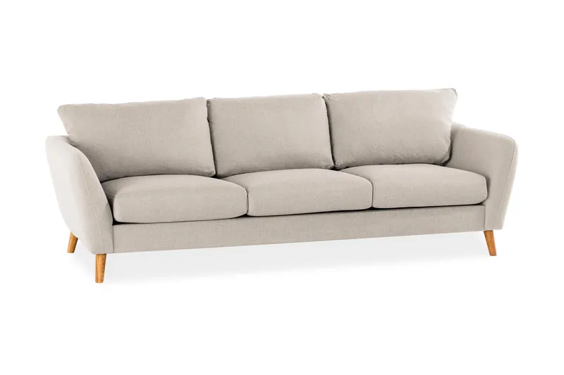 Trend 3-seters Stoffsofa - Beige - Møbler - Sofaer - Sofa 3 seter
