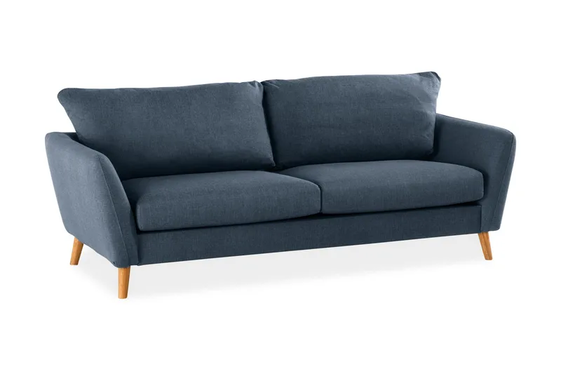 Trend 3-seters Stoffsofa - Blå - Møbler - Sofaer - Sofa 3 seter