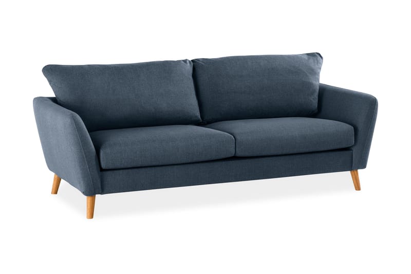 Trend 3-seters Stoffsofa - Blå - Møbler - Sofaer - Sofa 3 seter