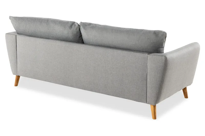 Trend 3-seters Stoffsofa - Lysegrå - Møbler - Sofaer - Sofa 3 seter