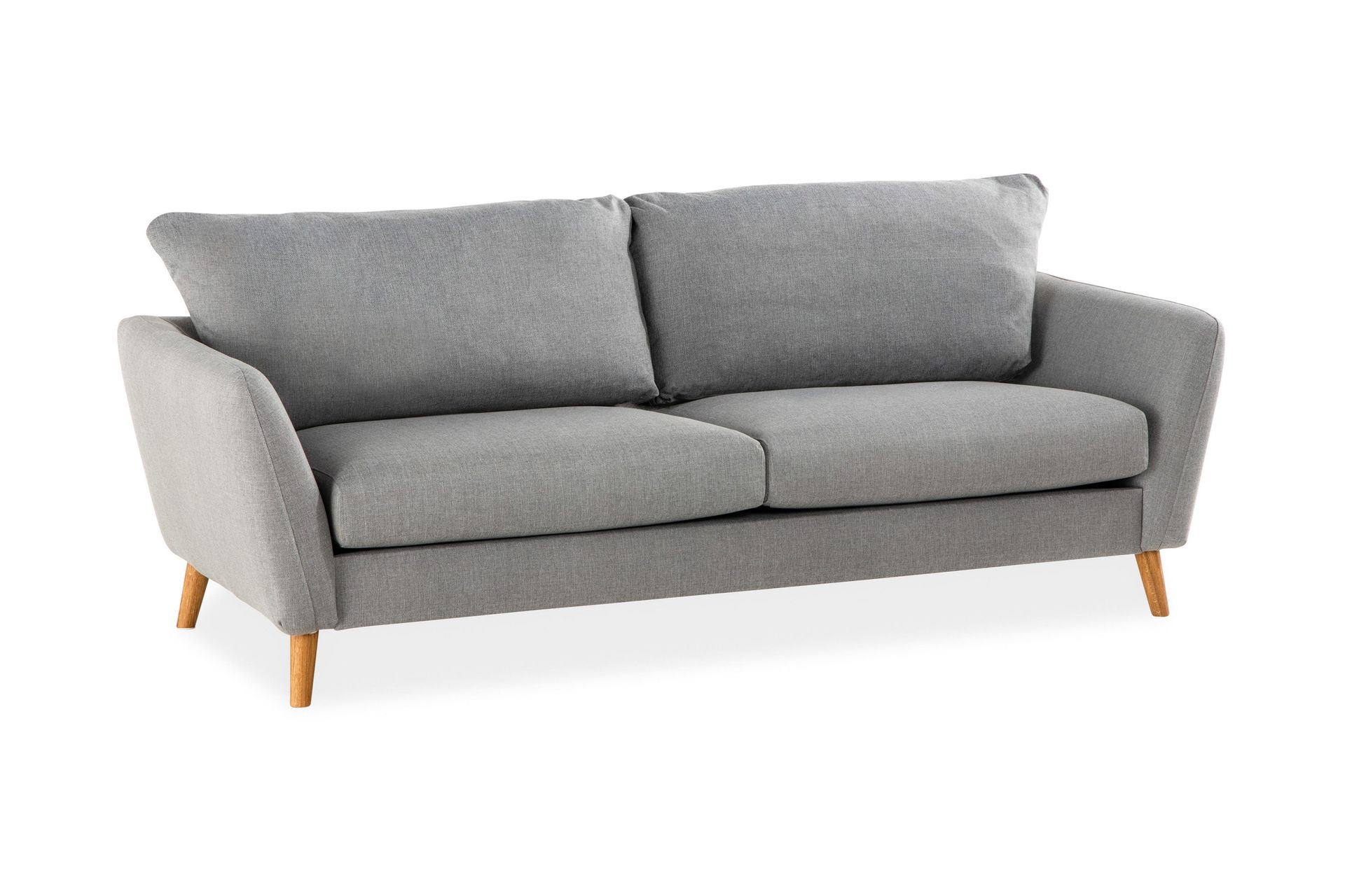 Trend 3-seters Stoffsofa - Lysegrå