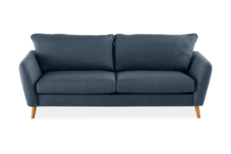 Trend 3-seters Stoffsofa, Mørkeblå