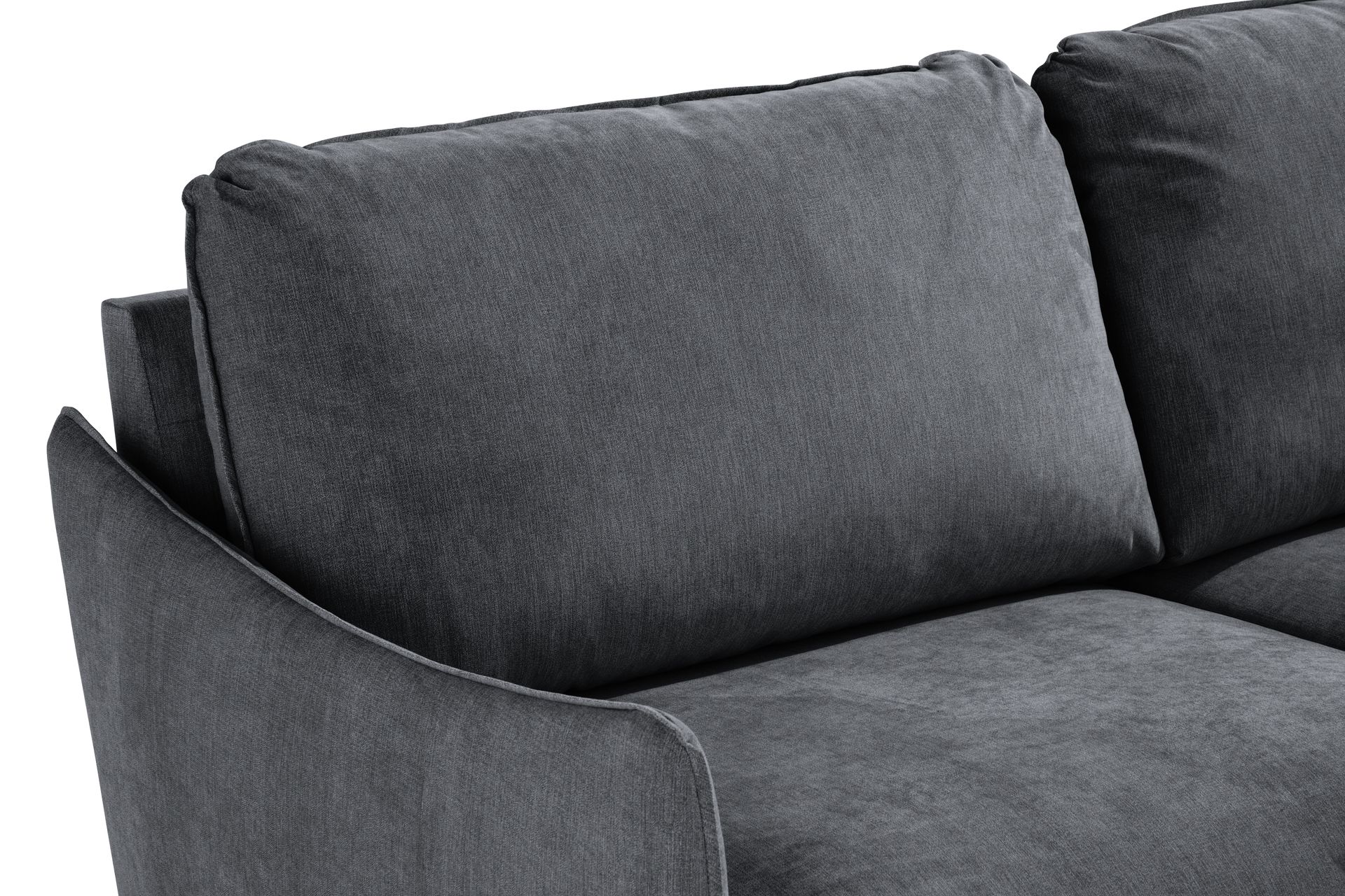 Trend Lyx 3-seter Sofa - Mørkegrå - Møbler - Sofaer - Sofa 3 seter