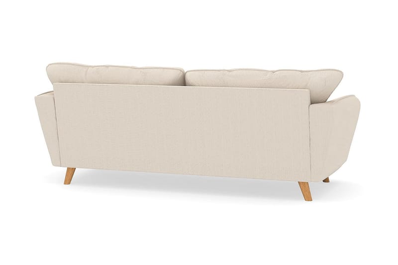 Trend Lyx 3-seters Manchestersofa - Beige - Møbler - Sofaer - Sofa 3 seter