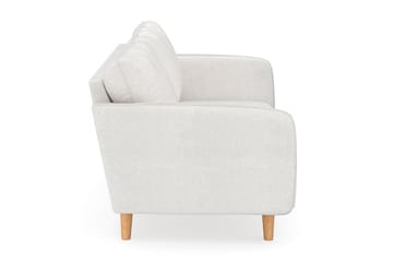 Trend Lyx 3-seters Sofa i Bouclé - Hvit - Møbler - Sofaer - Sofa 3 seter