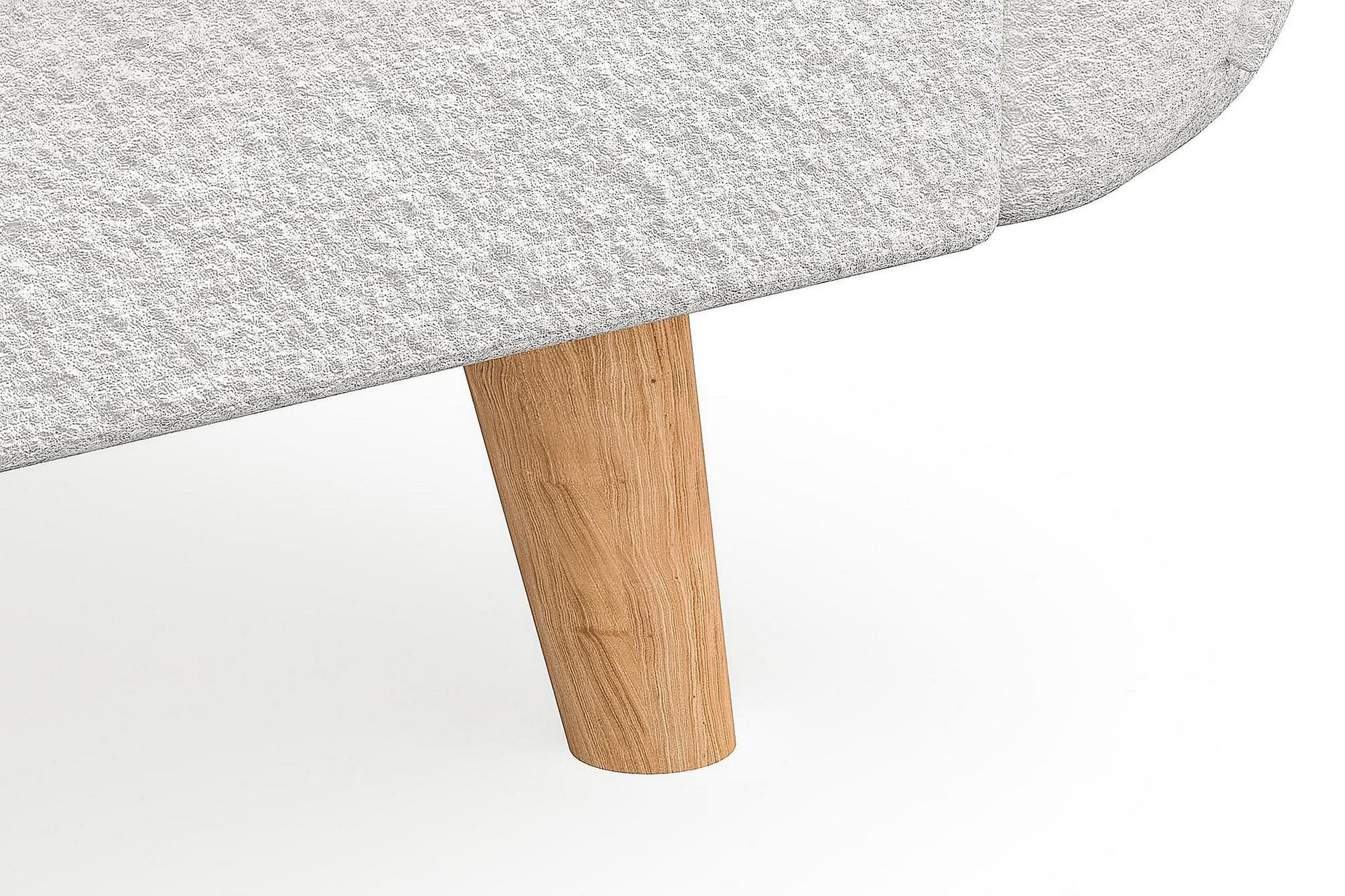 Trend Lyx 3-seters Sofa i Bouclé - Hvit - Møbler - Sofaer - Sofa 3 seter