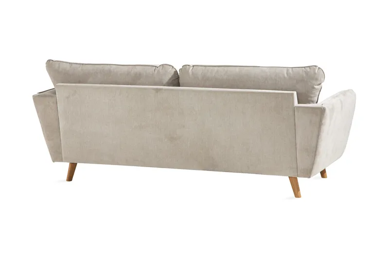 Trend Lyx 3-seters Stoffsofa - Beige - Møbler - Sofaer - Sofa 3 seter