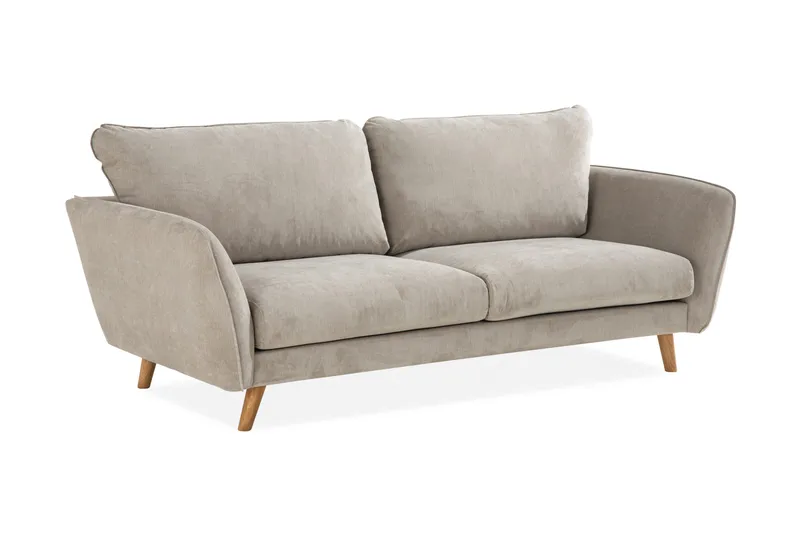 Trend Lyx 3-seters Stoffsofa - Beige - Møbler - Sofaer - Sofa 3 seter