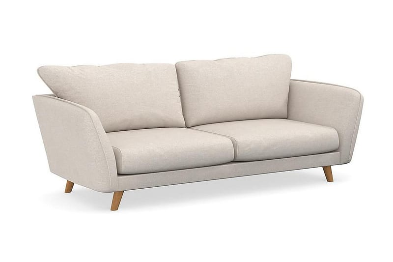 Trend Lyx 3-seters Stoffsofa - Beige - Møbler - Sofaer - Sofa 3 seter