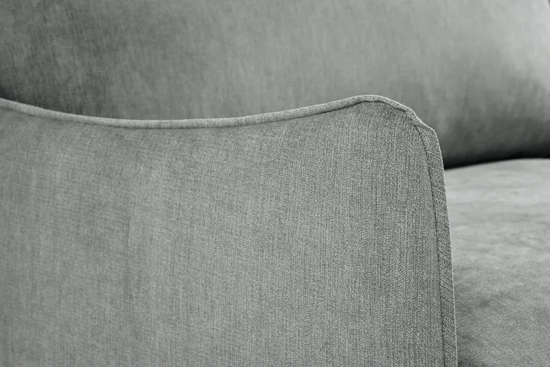 Trend Lyx 3-seters Stoffsofa - Grå - Møbler - Sofaer - Sofa 3 seter