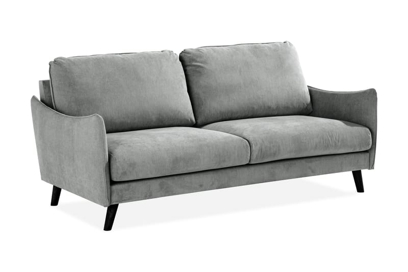 Trend Lyx 3-seters Stoffsofa - Grå - Møbler - Sofaer - Sofa 3 seter