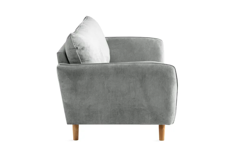 Trend Lyx 3-seters Stoffsofa - Grå - Møbler - Sofaer - Sofa 3 seter