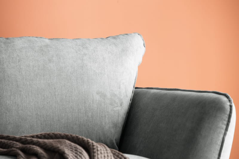 Trend Lyx 3-seters Stoffsofa - Grå - Møbler - Sofaer - Sofa 3 seter