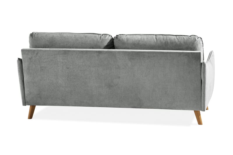 Trend Lyx 3-seters Stoffsofa - Grå - Møbler - Sofaer - Sofa 3 seter