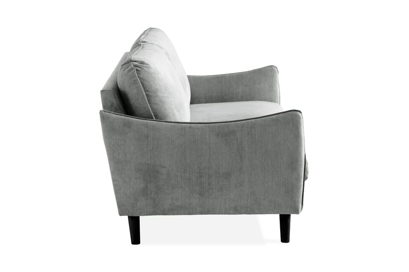 Trend Lyx 3-seters Stoffsofa - Grå - Møbler - Sofaer - Sofa 3 seter
