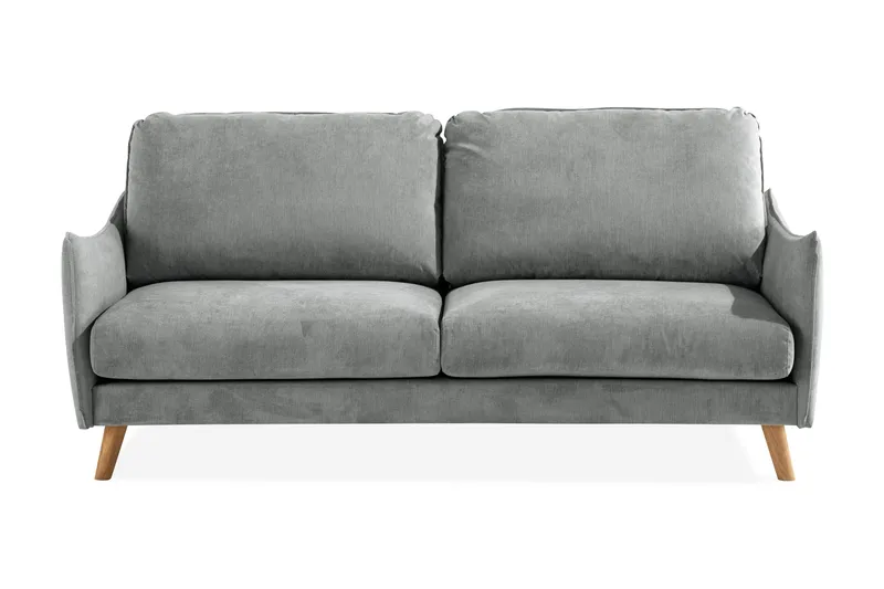 Trend Lyx 3-seters Stoffsofa - Grå - Møbler - Sofaer - Sofa 3 seter