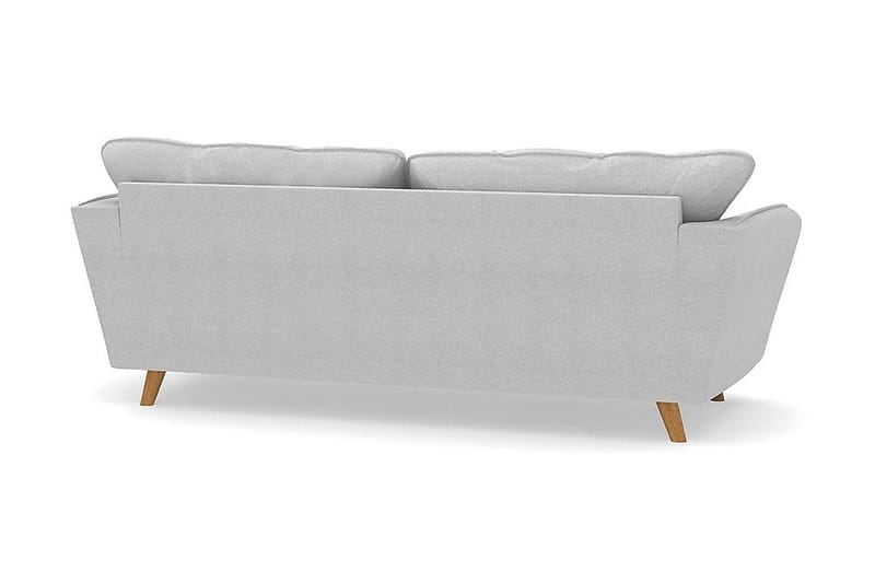 Trend Lyx 3-seters Stoffsofa - Lys grå - Møbler - Sofaer - Sofa 3 seter
