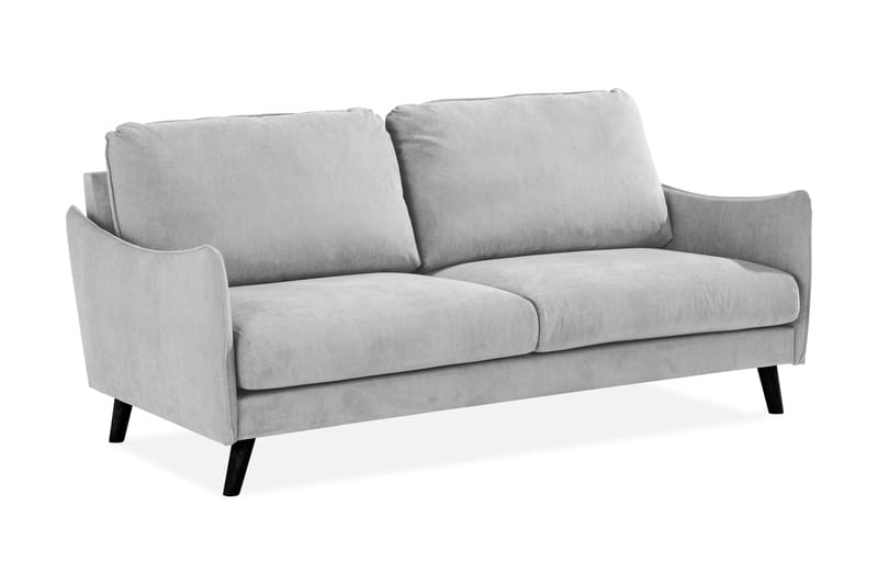 Trend Lyx 3-seters Stoffsofa - Lys grå - Møbler - Sofaer - Sofa 3 seter