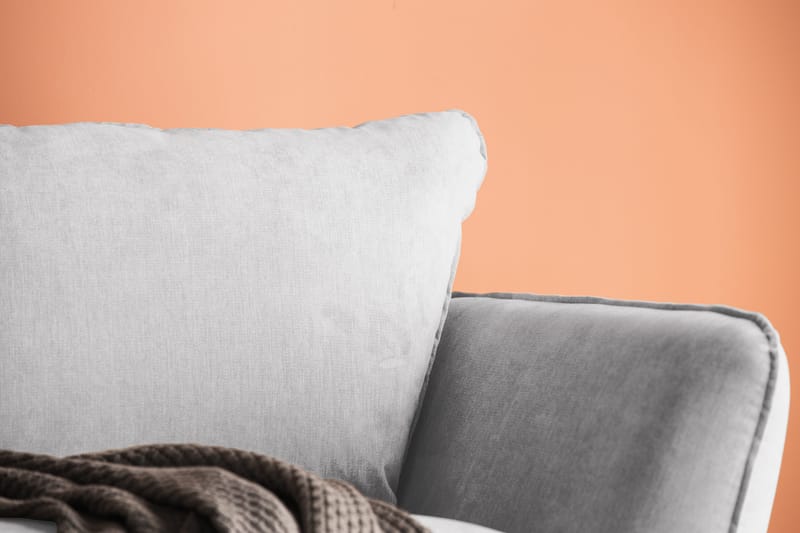 Trend Lyx 3-seters Stoffsofa - Lys grå - Møbler - Sofaer - Sofa 3 seter