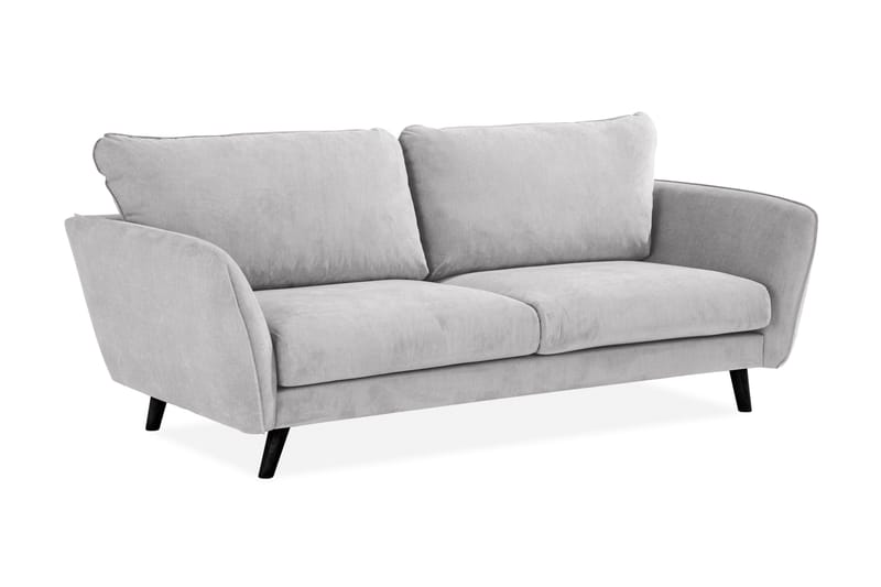 Trend Lyx 3-seters Stoffsofa - Lys grå - Møbler - Sofaer - Sofa 3 seter