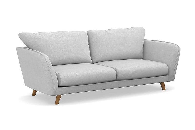 Trend Lyx 3-seters Stoffsofa - Lys grå - Møbler - Sofaer - Sofa 3 seter