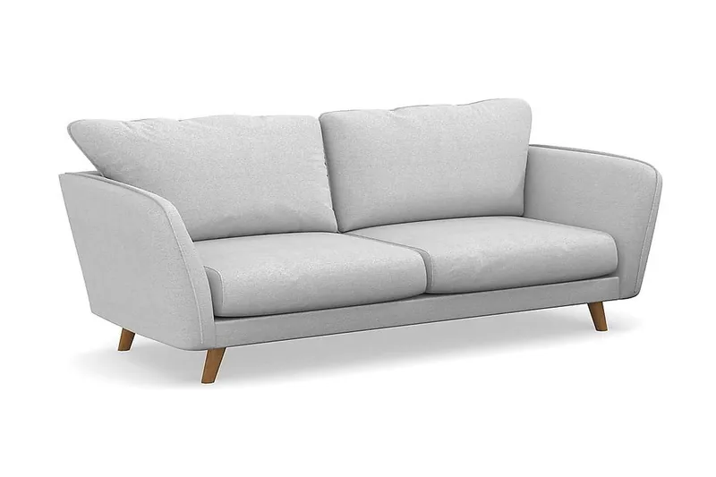 Trend Lyx 3-seters Stoffsofa - Lys grå - Møbler - Sofaer - Sofa 3 seter