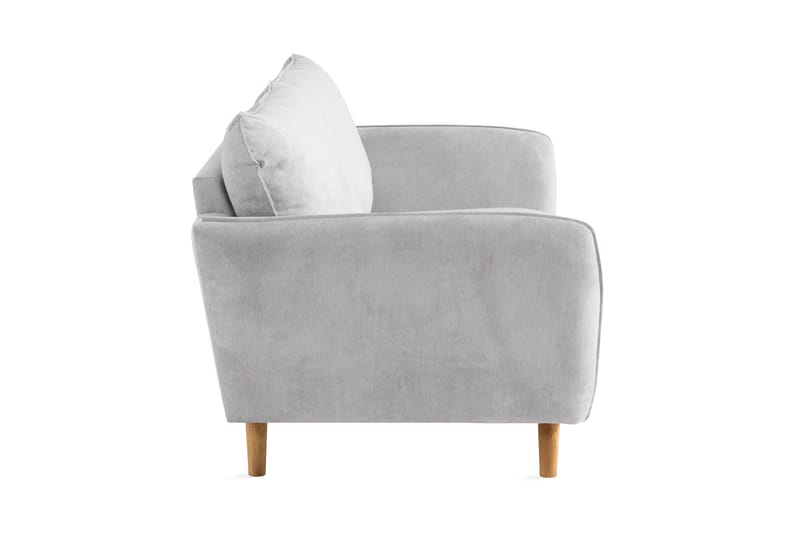 Trend Lyx 3-seters Stoffsofa - Lys grå - Møbler - Sofaer - Sofa 3 seter
