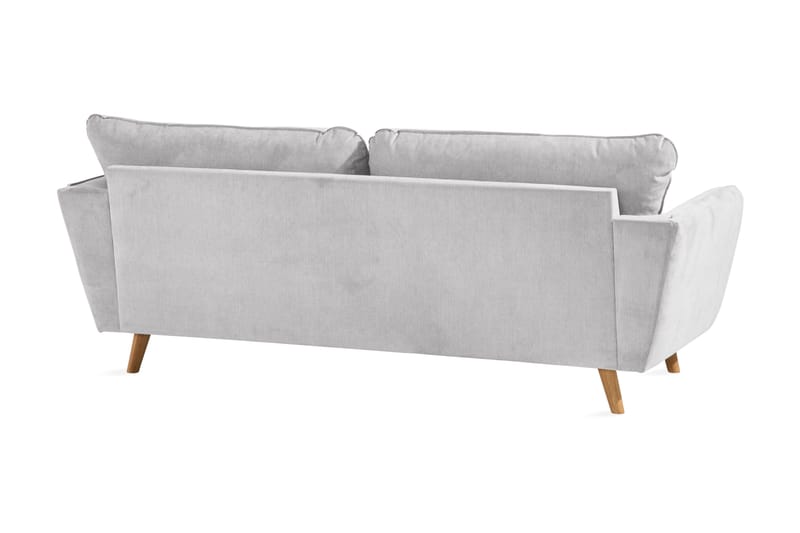 Trend Lyx 3-seters Stoffsofa - Lys grå - Møbler - Sofaer - Sofa 3 seter