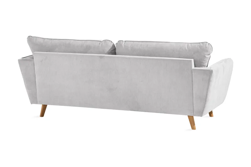 Trend Lyx 3-seters Stoffsofa - Lys grå - Møbler - Sofaer - Sofa 3 seter