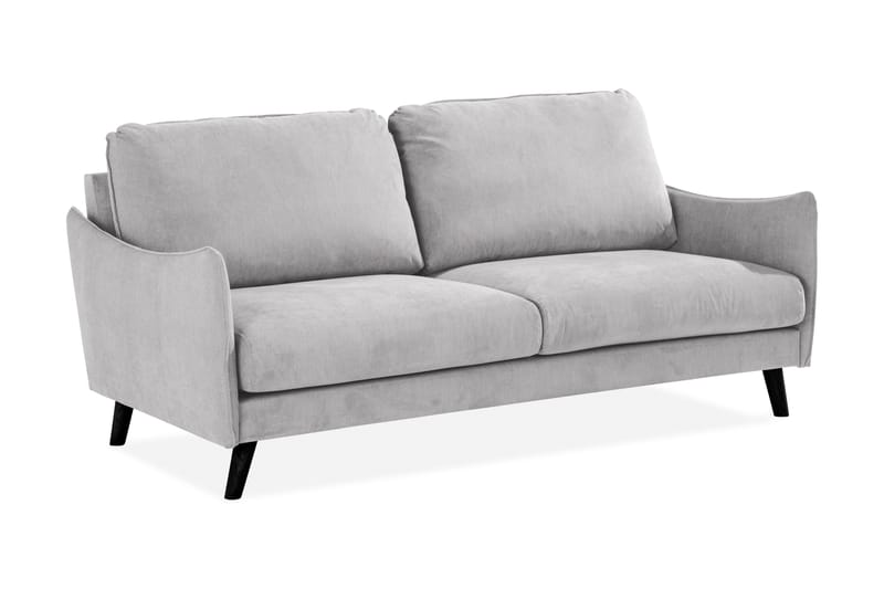 Trend Lyx 3-seters Stoffsofa - Lys grå - Møbler - Sofaer - Sofa 3 seter
