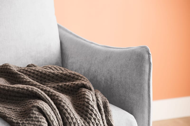 Trend Lyx 3-seters Stoffsofa - Lys grå - Møbler - Sofaer - Sofa 3 seter