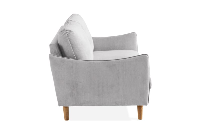 Trend Lyx 3-seters Stoffsofa - Lys grå - Møbler - Sofaer - Sofa 3 seter