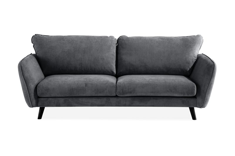 Trend Lyx 3-seters Stoffsofa - Mørk grå - Møbler - Sofaer - Sofa 3 seter