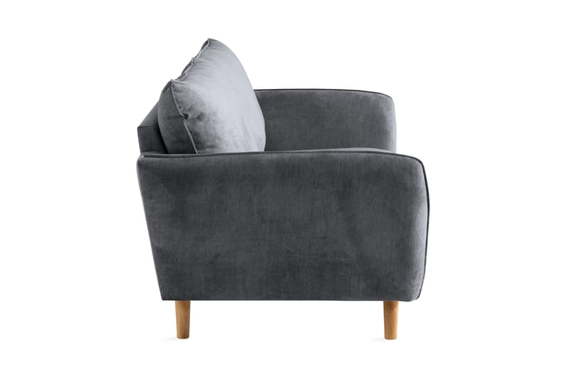 Trend Lyx 3-seters Stoffsofa - Mørk grå - Møbler - Sofaer - Sofa 3 seter