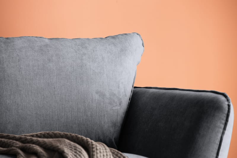 Trend Lyx 3-seters Stoffsofa - Mørk grå - Møbler - Sofaer - Sofa 3 seter