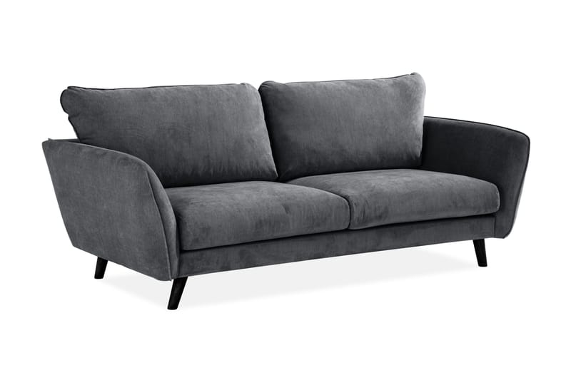 Trend Lyx 3-seters Stoffsofa - Mørk grå - Møbler - Sofaer - Sofa 3 seter
