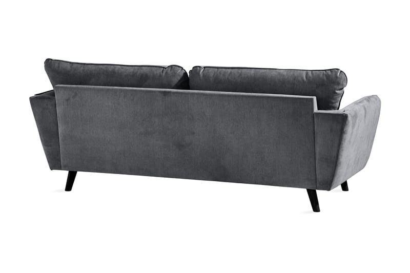 Trend Lyx 3-seters Stoffsofa - Mørk grå - Møbler - Sofaer - Sofa 3 seter