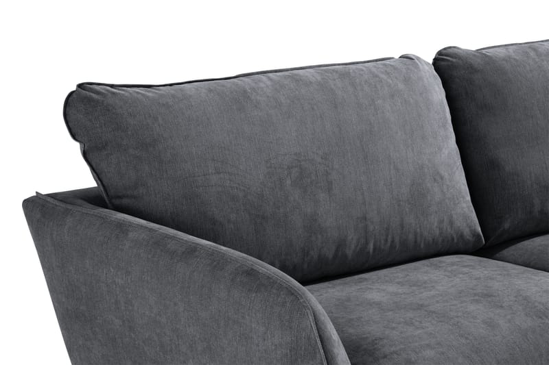 Trend Lyx 3-seters Stoffsofa - Mørk grå - Møbler - Sofaer - Sofa 3 seter
