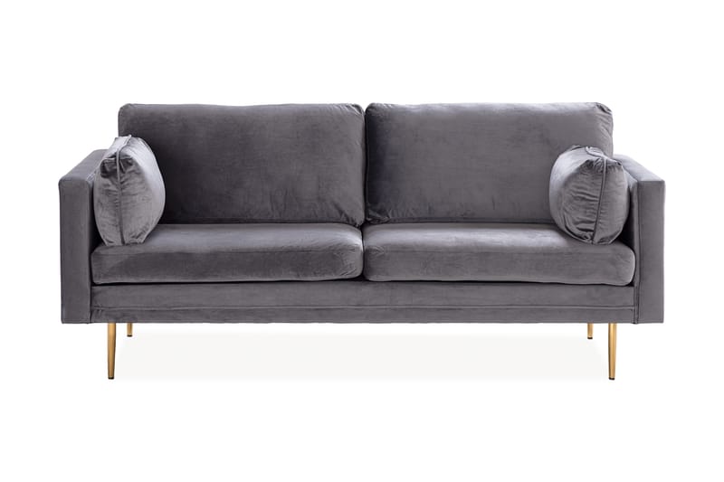 Vanlig sofa uten divan og sjeselong Bloom 3-seters sofa Lysegrå - Møbler - Sofaer - Sofa 3 seter