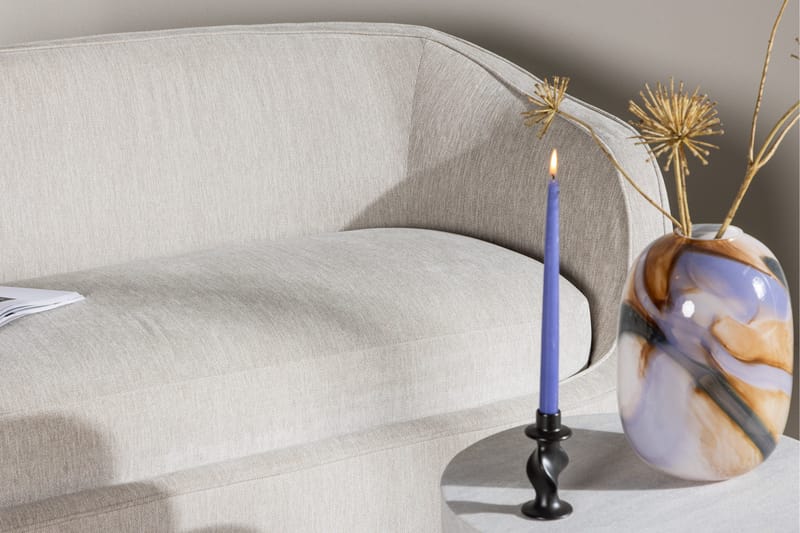 Vanlig sofa uten divan og sjeselong Venture Home Elio 3-seters sofa Lysegrå - Møbler - Sofaer - Sofa 3 seter