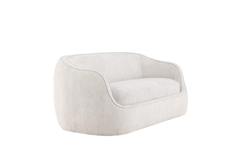 Vanlig sofa uten divan og sjeselong Venture Home Elio 3-seters sofa Lysegrå - Møbler - Sofaer - Sofa 3 seter